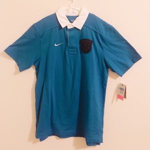 [BRAND NEW] Nike Rugby Polo Shirt w White collar!!